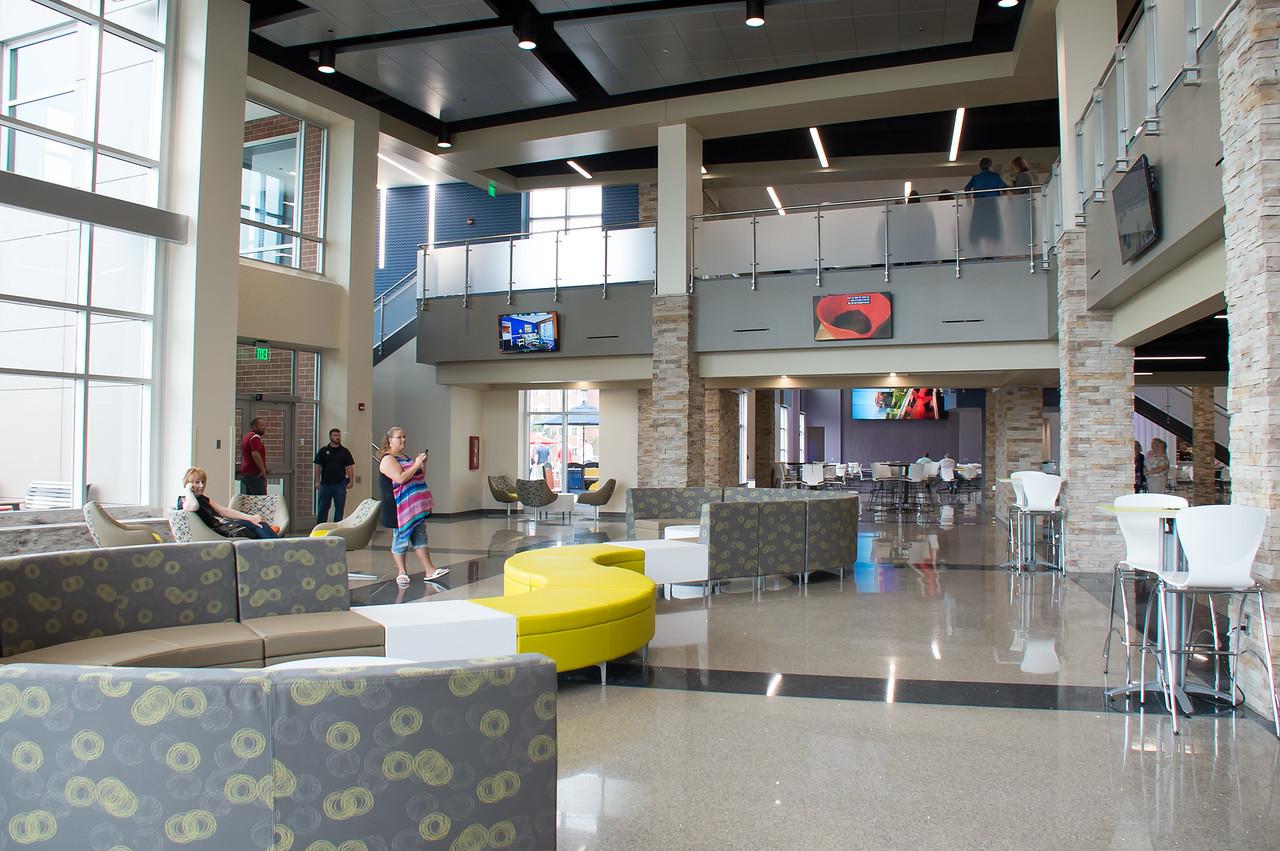 Jefferson Student Union from the first floor